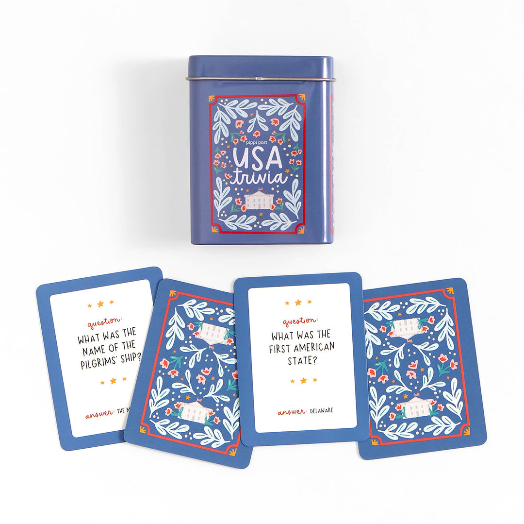 USA Trivia Deck of Cards