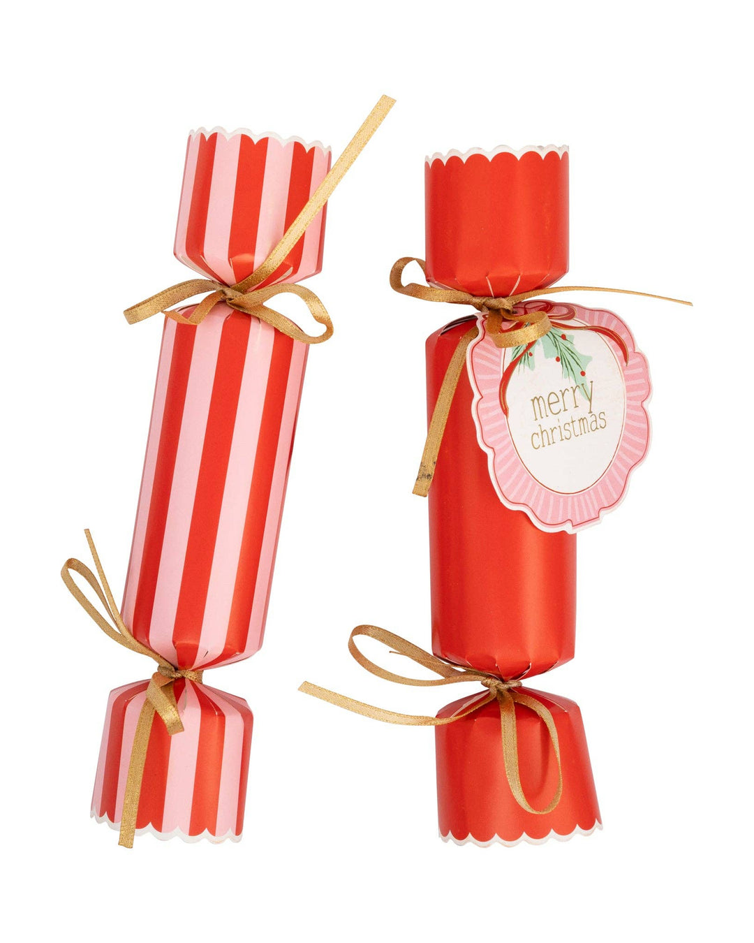 Red and Pink Crackers