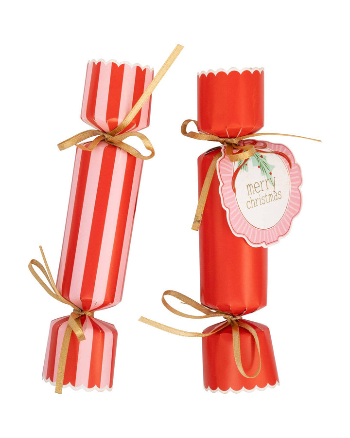 Red and Pink Crackers