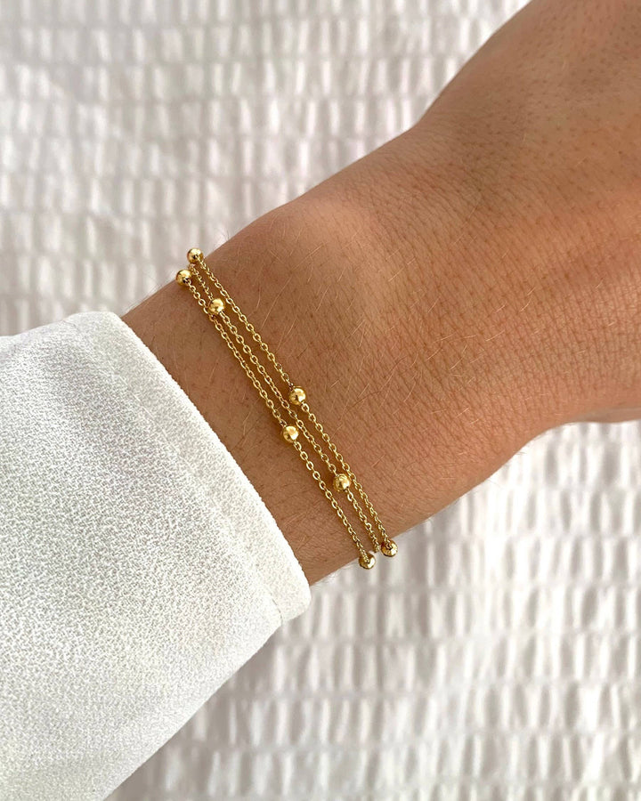 Charlotte Triple Chain Bracelet