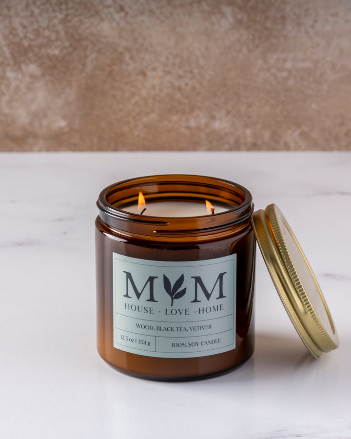 Marrs Signature Wood Candle