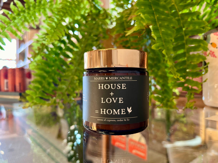 House + Love = Home Candle Jar