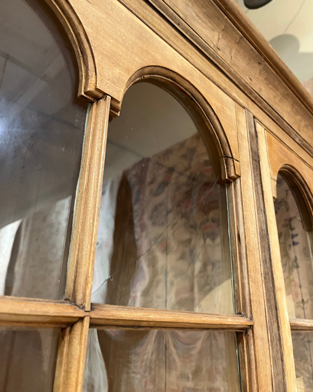 Antique English Corner Hutch