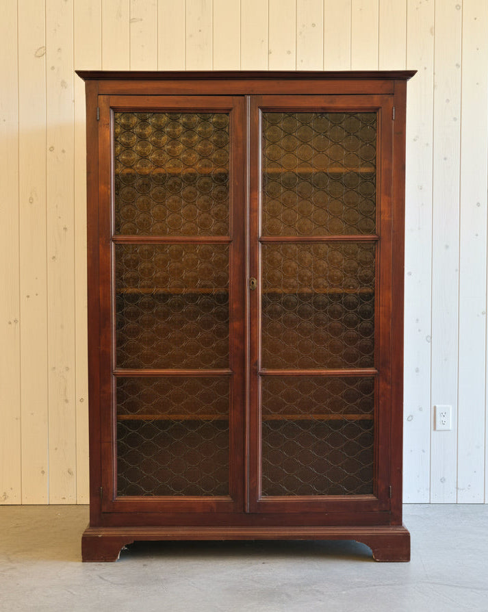 19th Century Fir Display Cabinet, Tuscany