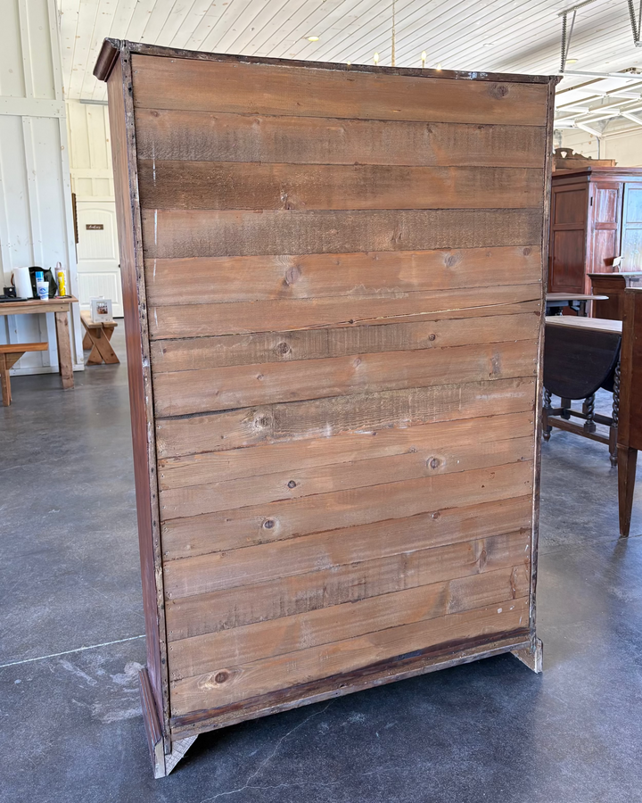 19th Century Fir Display Cabinet, Tuscany