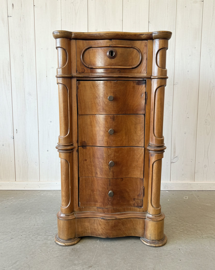 Pair of Louis Philippe Walnut Bedside Tables
