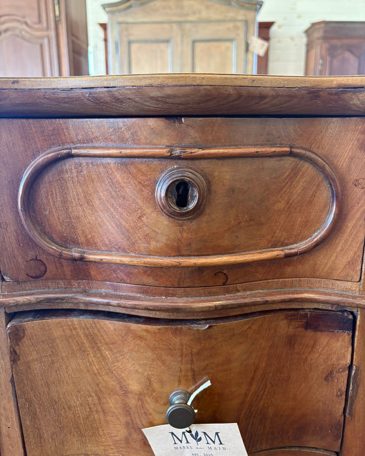 Pair of Louis Philippe Walnut Bedside Tables