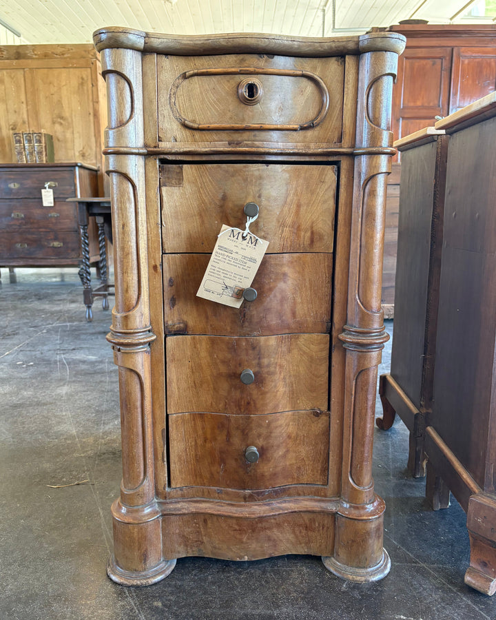 Pair of Louis Philippe Walnut Bedside Tables