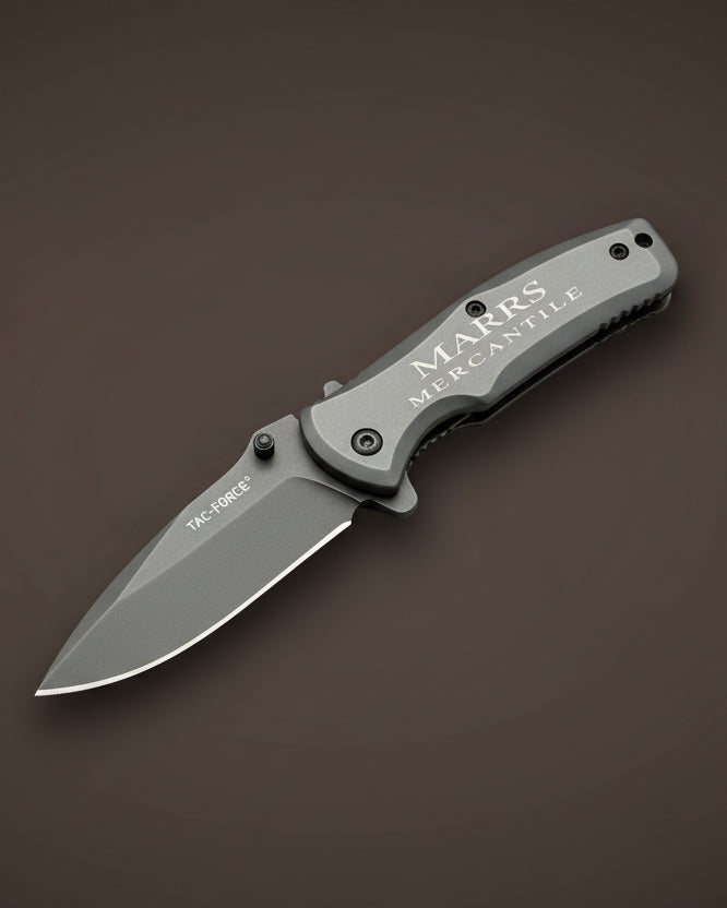 Marrs Mercantile Engraved Tac-Force Knife