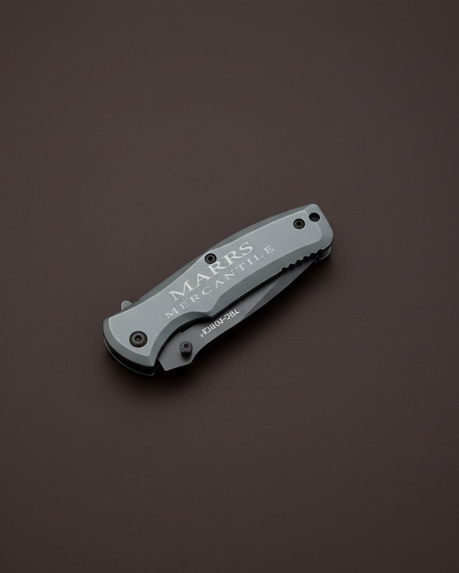 Marrs Mercantile Engraved Tac-Force Knife