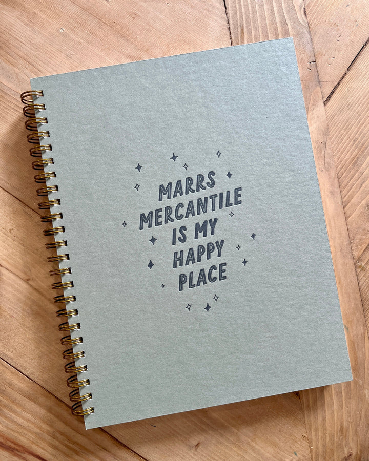 Happy Place Journal: Lined Notebook