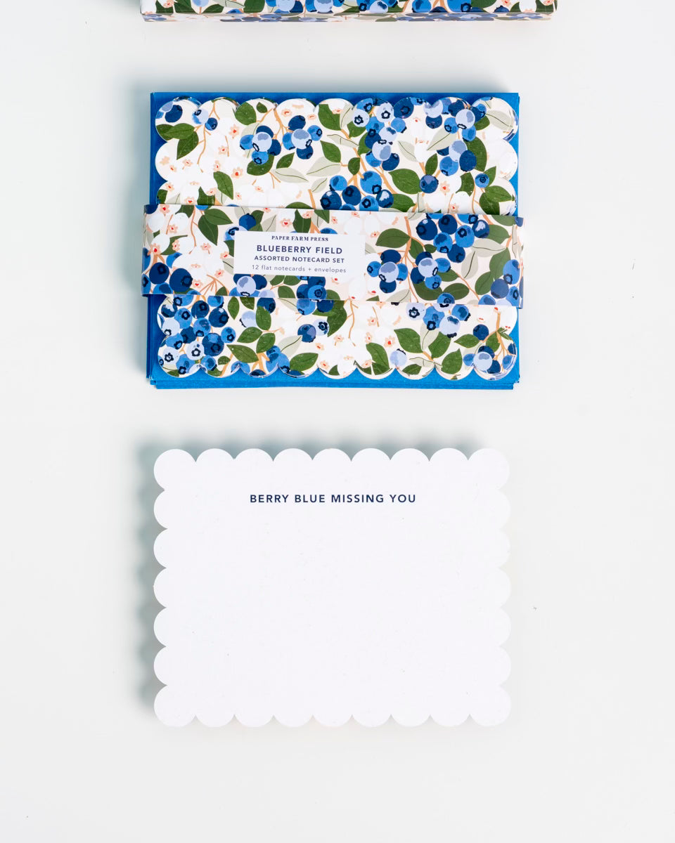 Blueberry Field Assorted Notecard Set