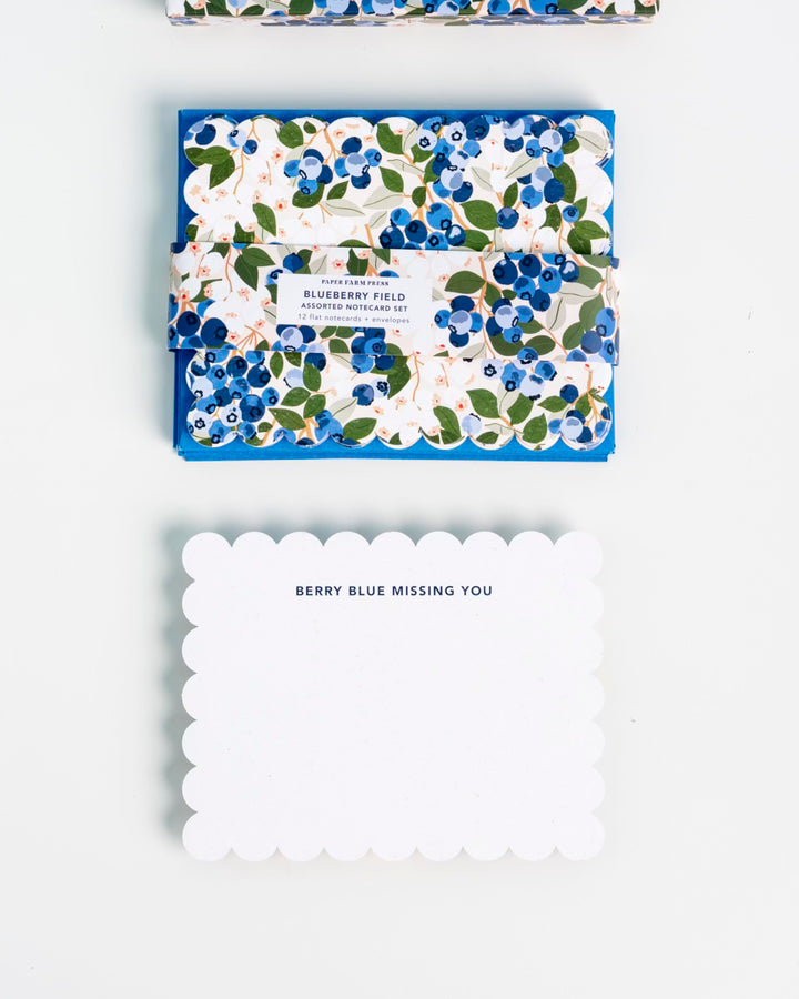 Blueberry Field Assorted Notecard Set