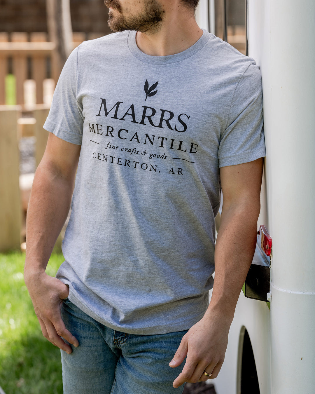 Marrs Mercantile Tee - Light Gray