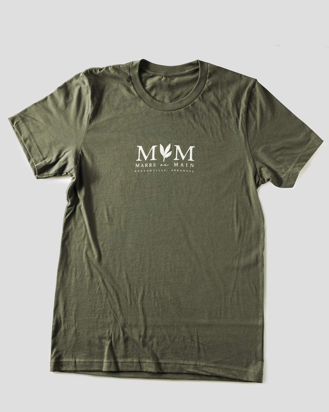 Marrs On Main Tee - Military Green