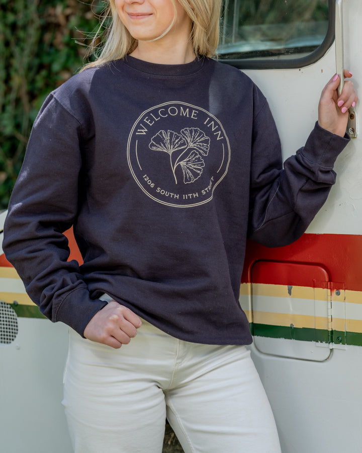 Welcome Inn Sweatshirt - Navy