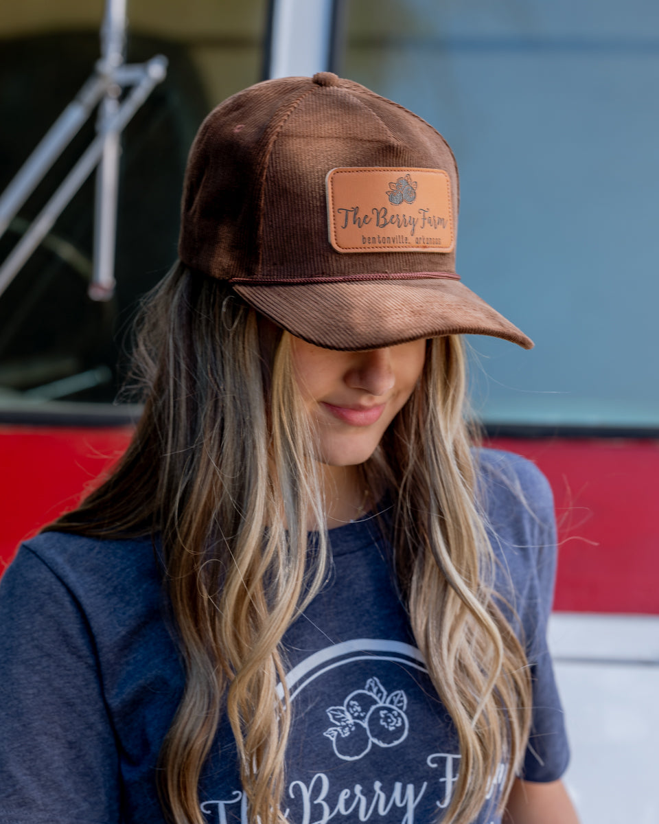 The Berry Farm Corduroy Hat - Brown