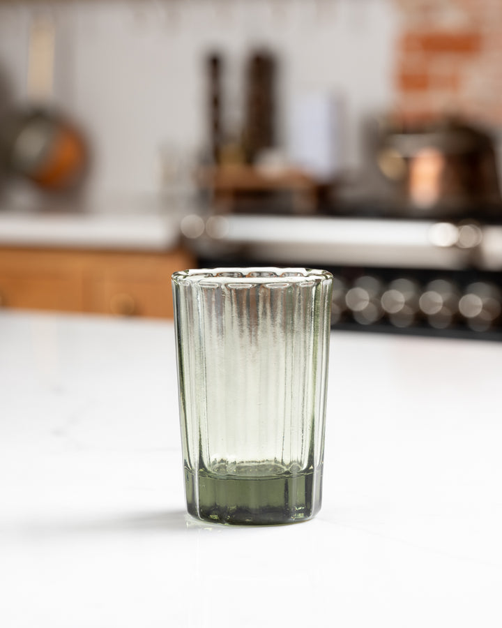 Reed Water Glass - Green