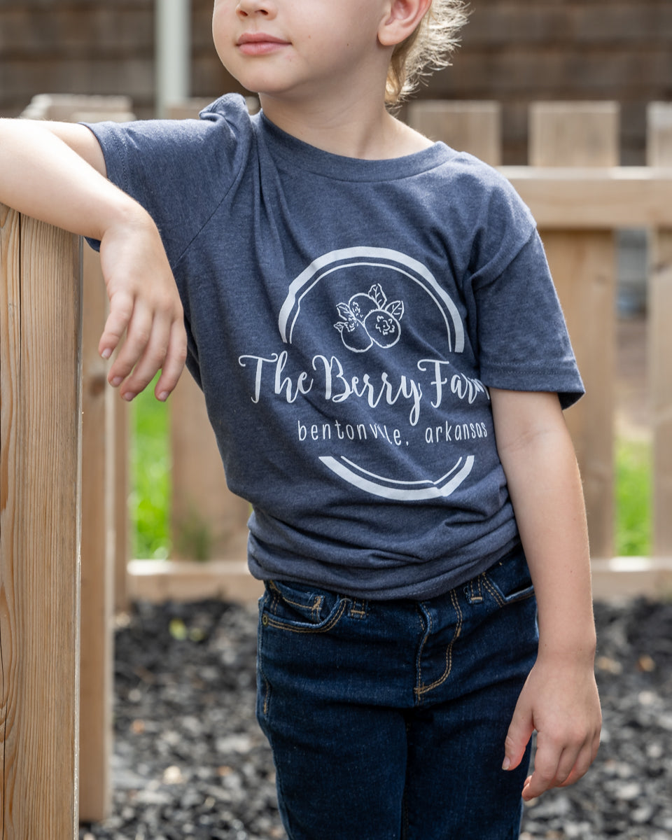 Berry Farm Kids Tee - Navy