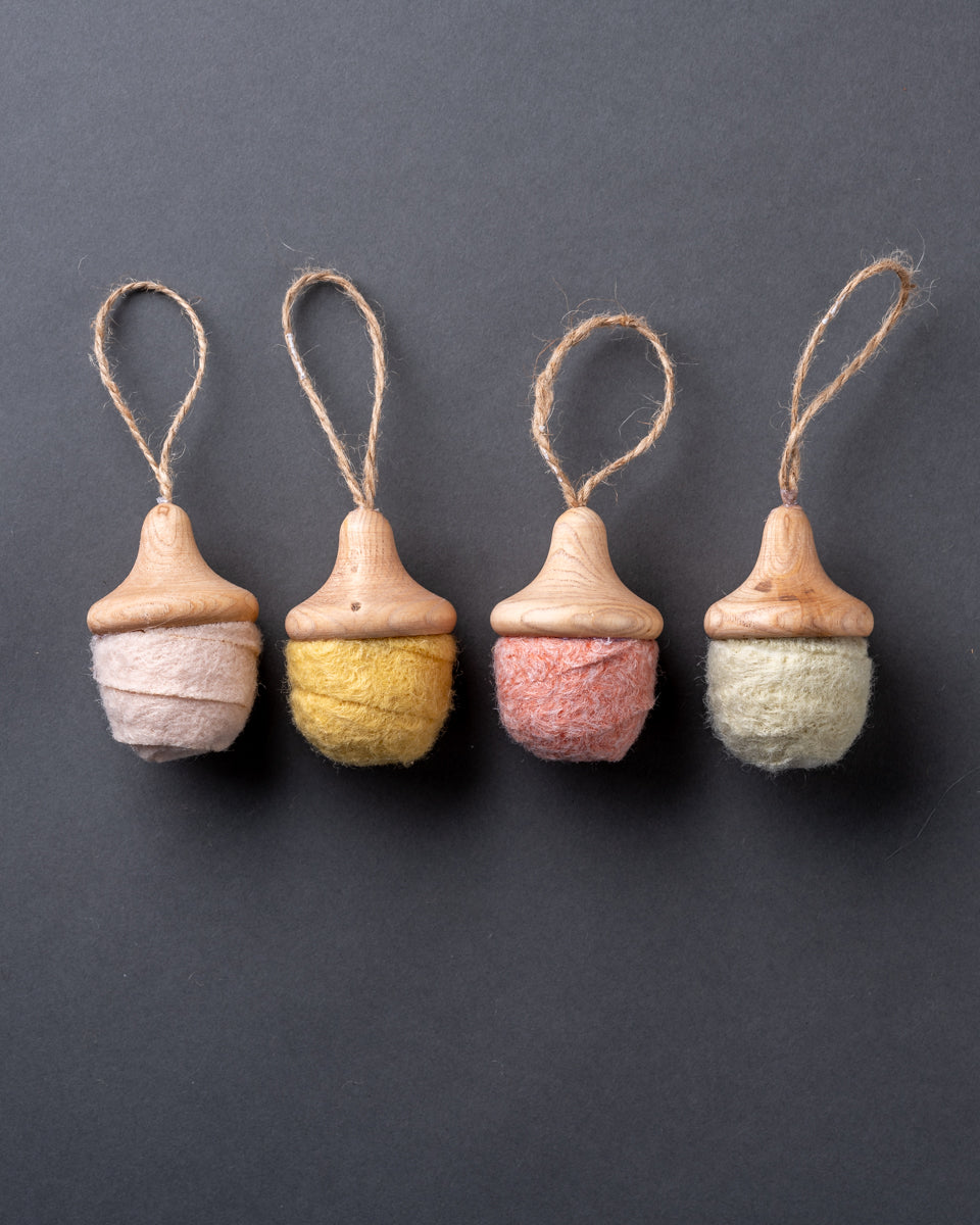 Felt Acorn Ornament