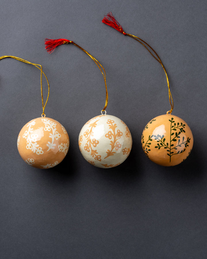 Hand-Painted Ball Ornament