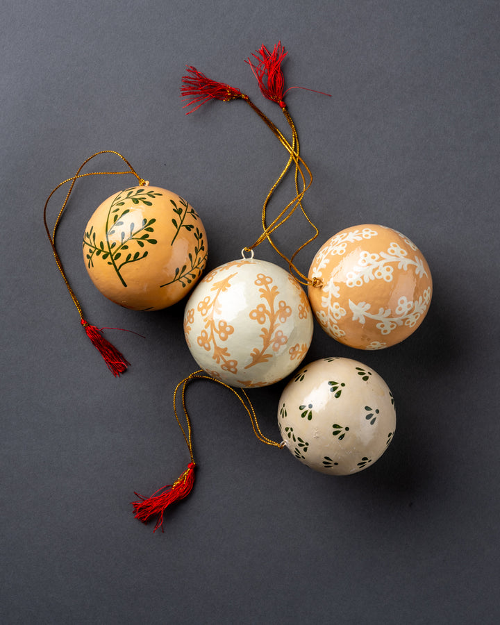 Hand-Painted Ball Ornament