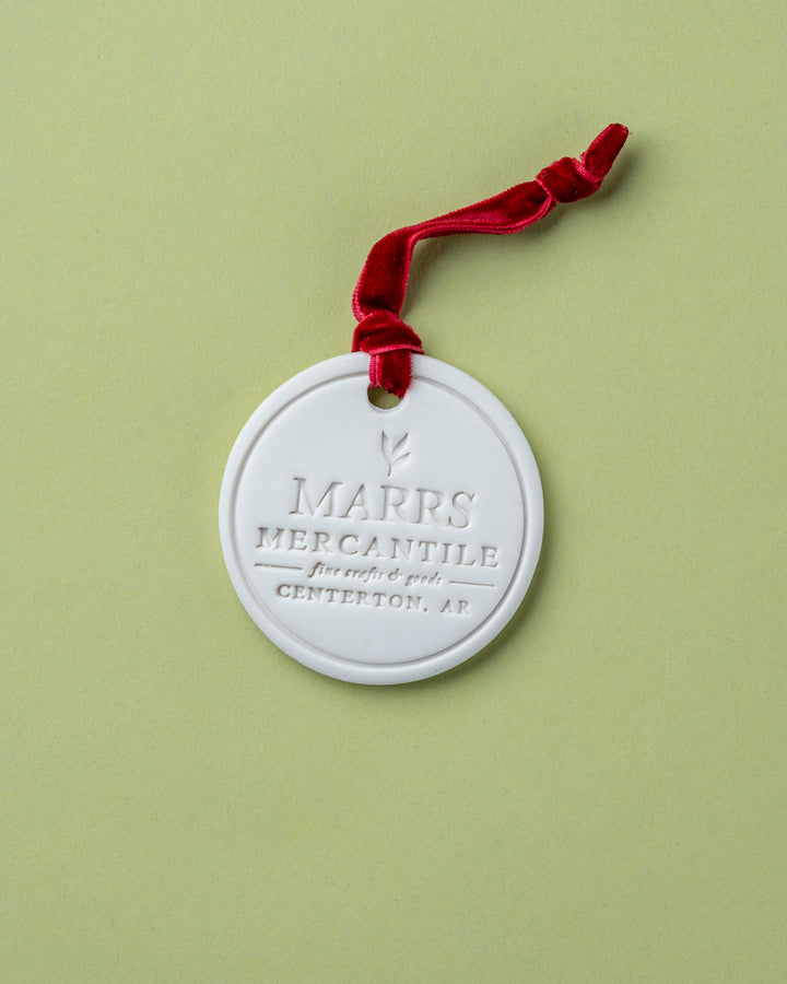 Ornamento del logo mercantile di Marrs