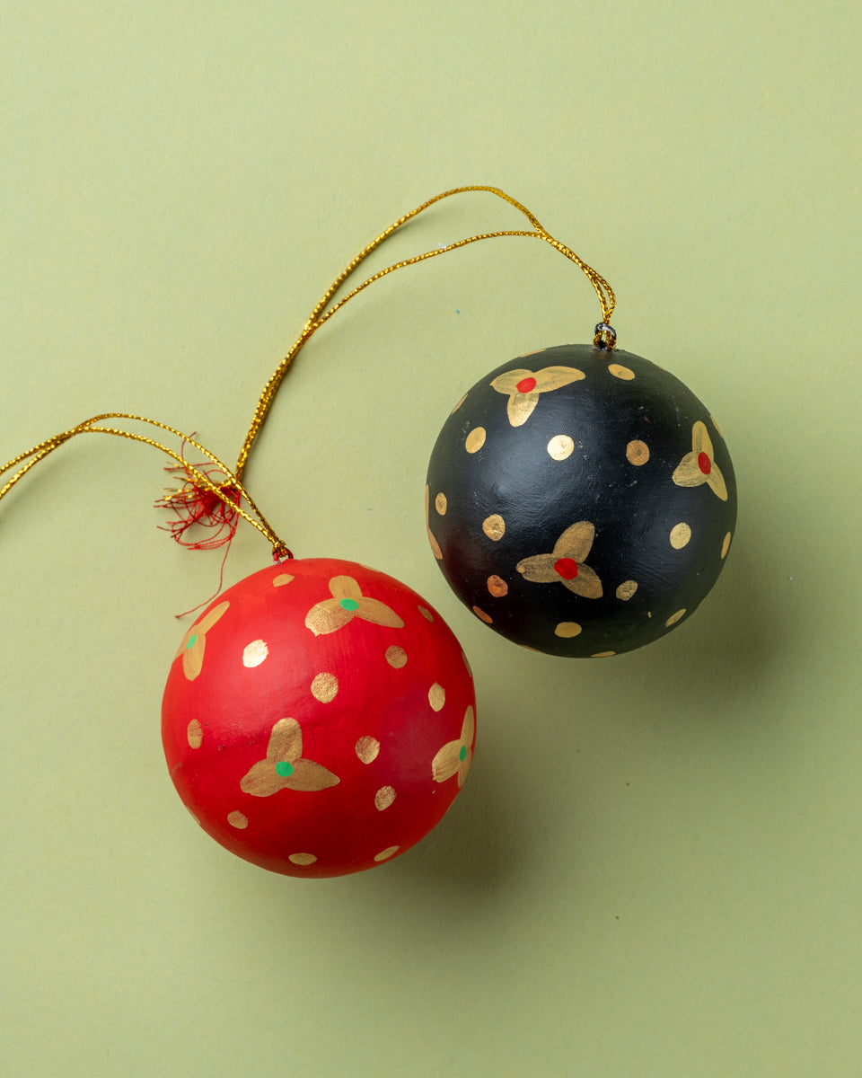 Flower Paper Mache Ball