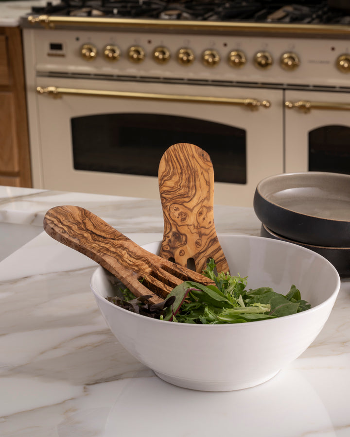 Olive Wood Salad Forks