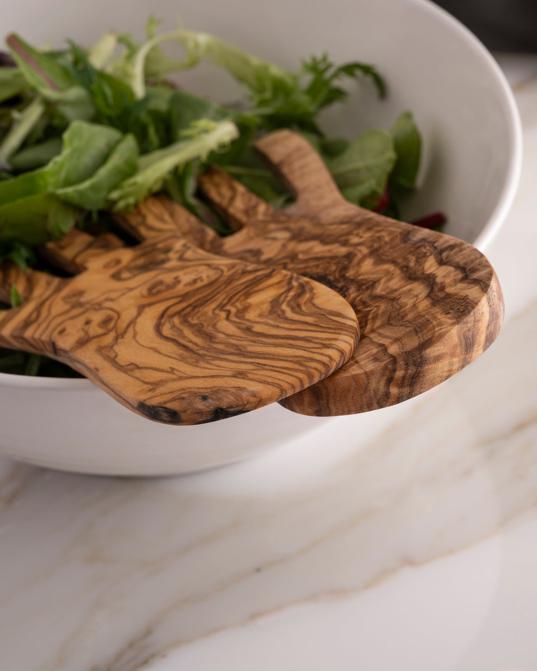 Olive Wood Salad Forks