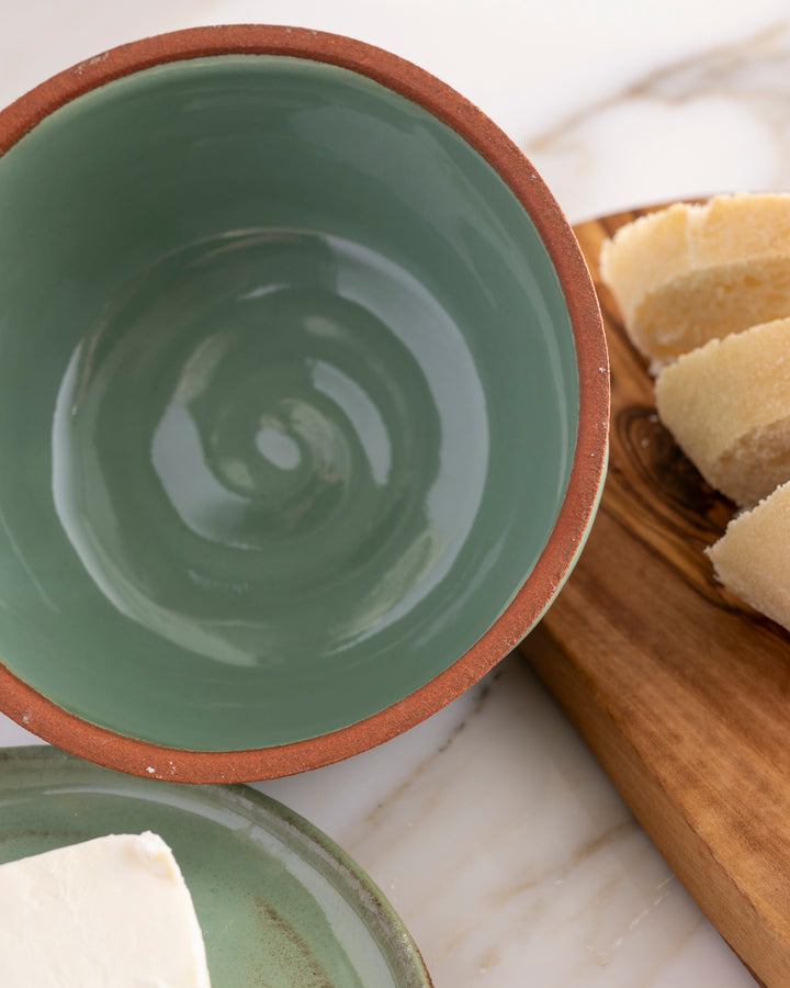 Hand Thrown Covered Butter Dish
