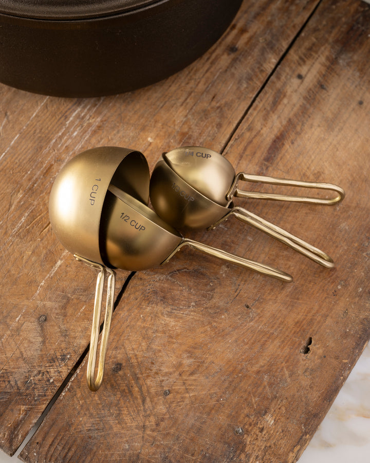 Forge Brass Measuring Scoops