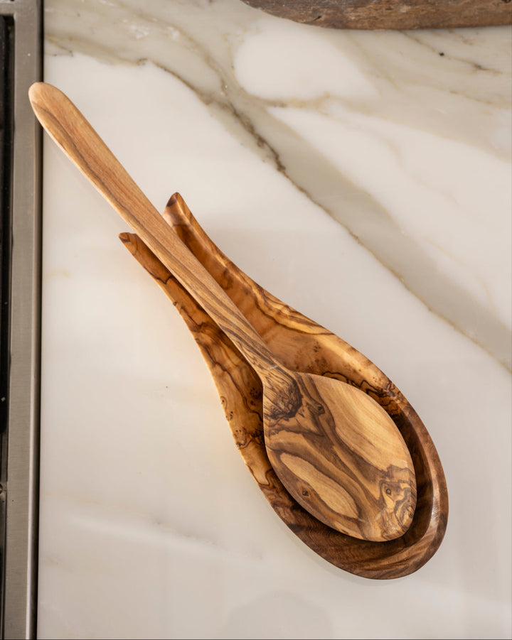 Olive Wood Spoon Rest