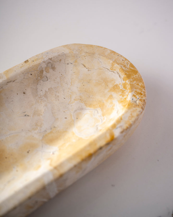 Buff Marble Dish