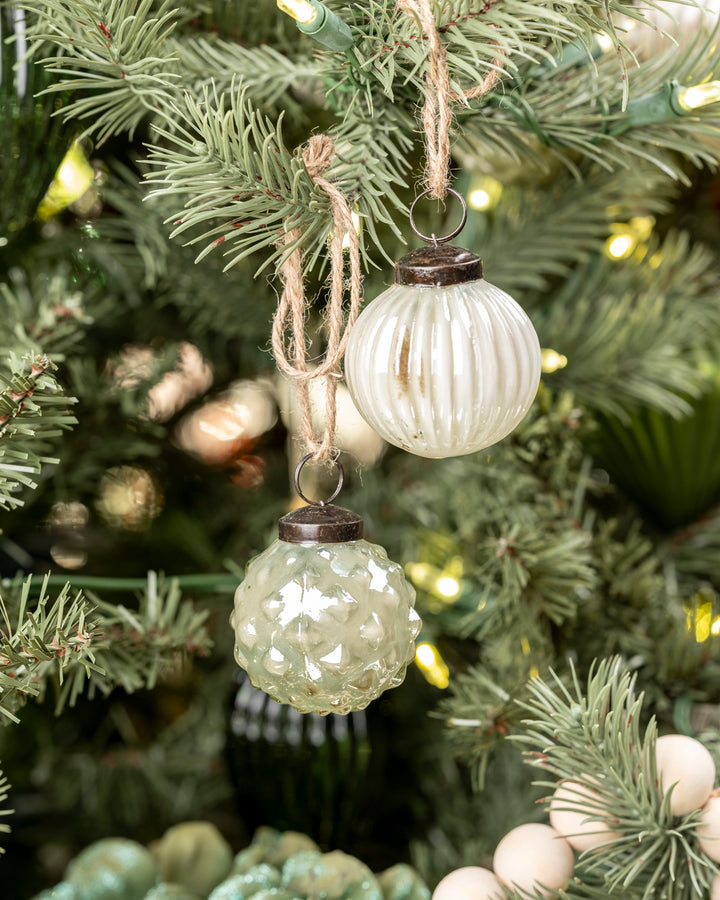 Green Mercury Glass Ornament