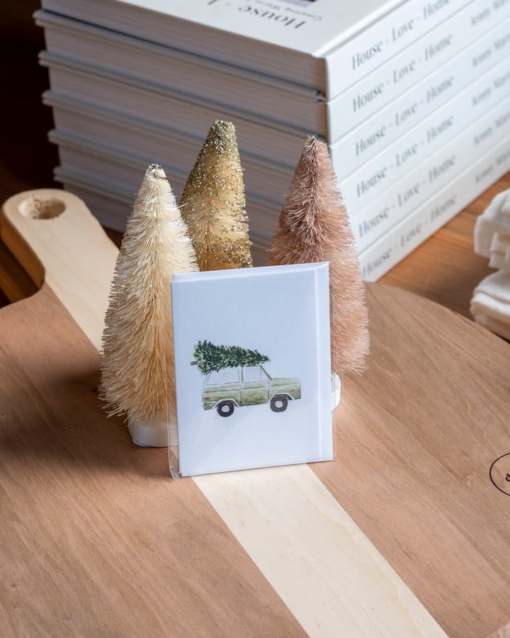 Christmas Tree Truck Mini Notecard
