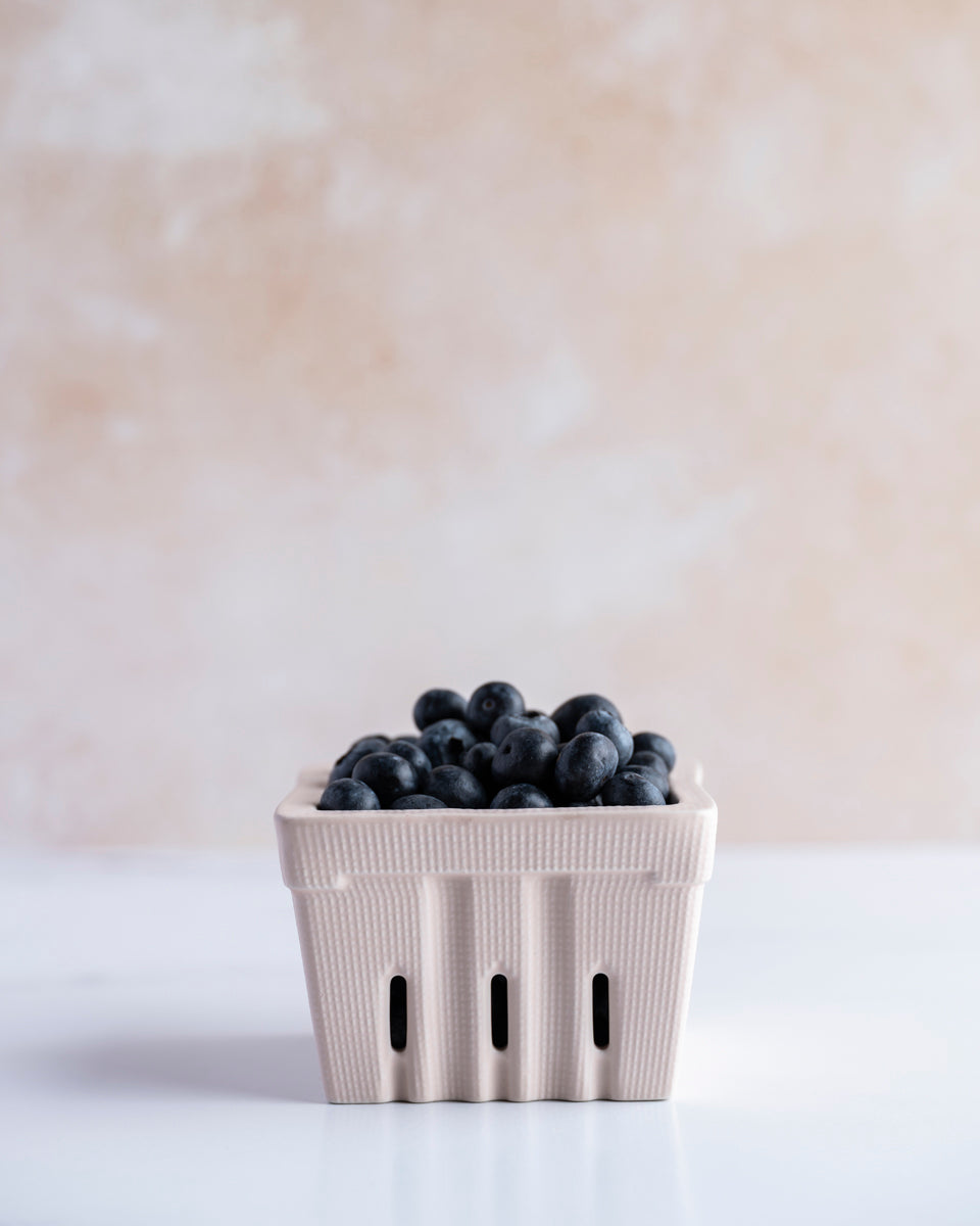 Stoneware Berry Basket
