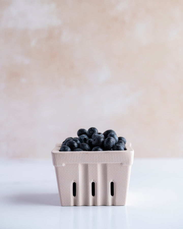 Stoneware Berry Basket