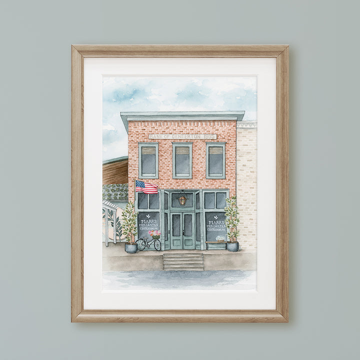 Marrs Mercantile Portrait Print