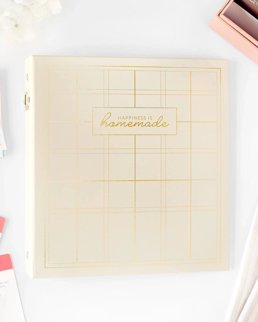 Recipe Binder - Plaid