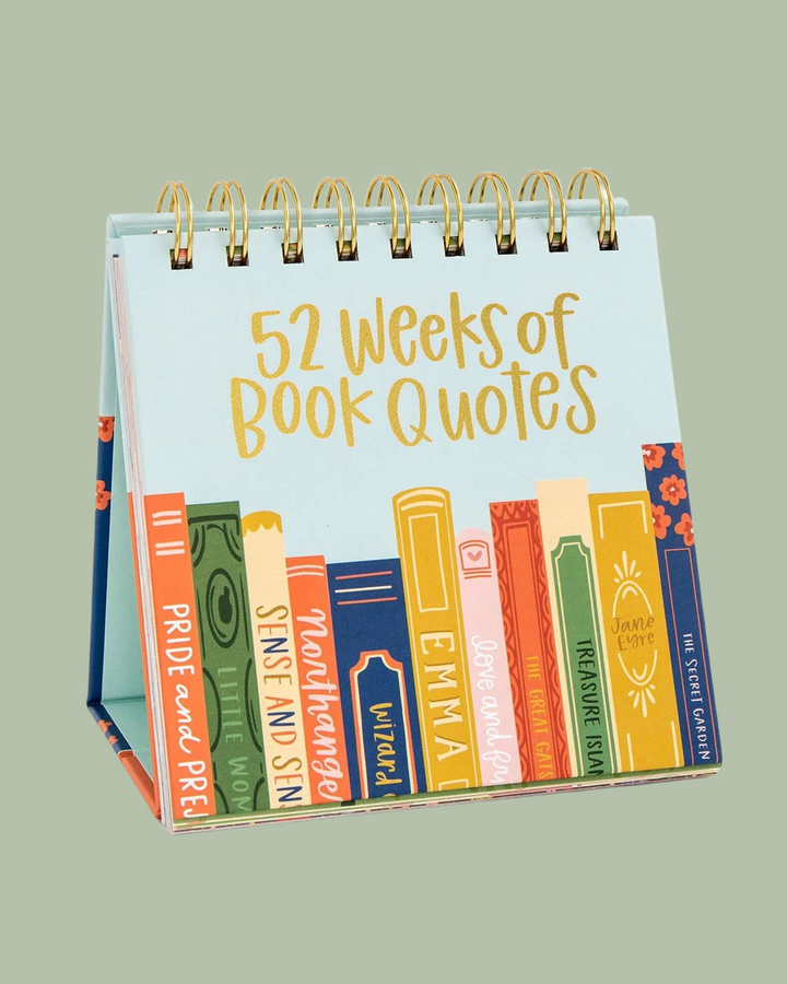 52 Weeks of Book Quotes - Desk Flip Calendar
