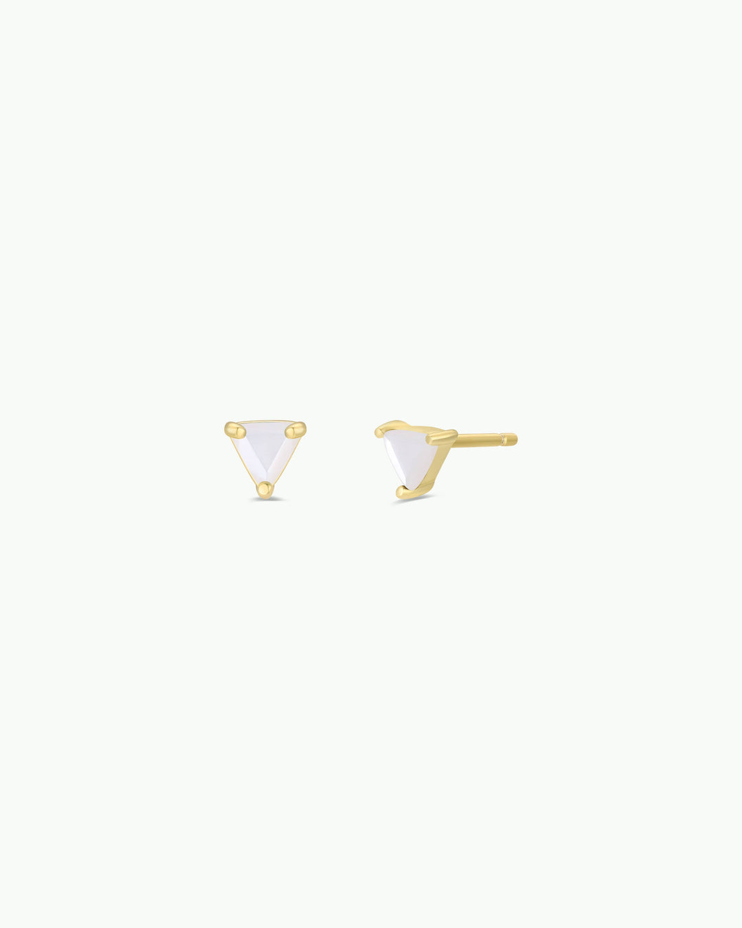 Mother of Pearl Energy Gem Studs