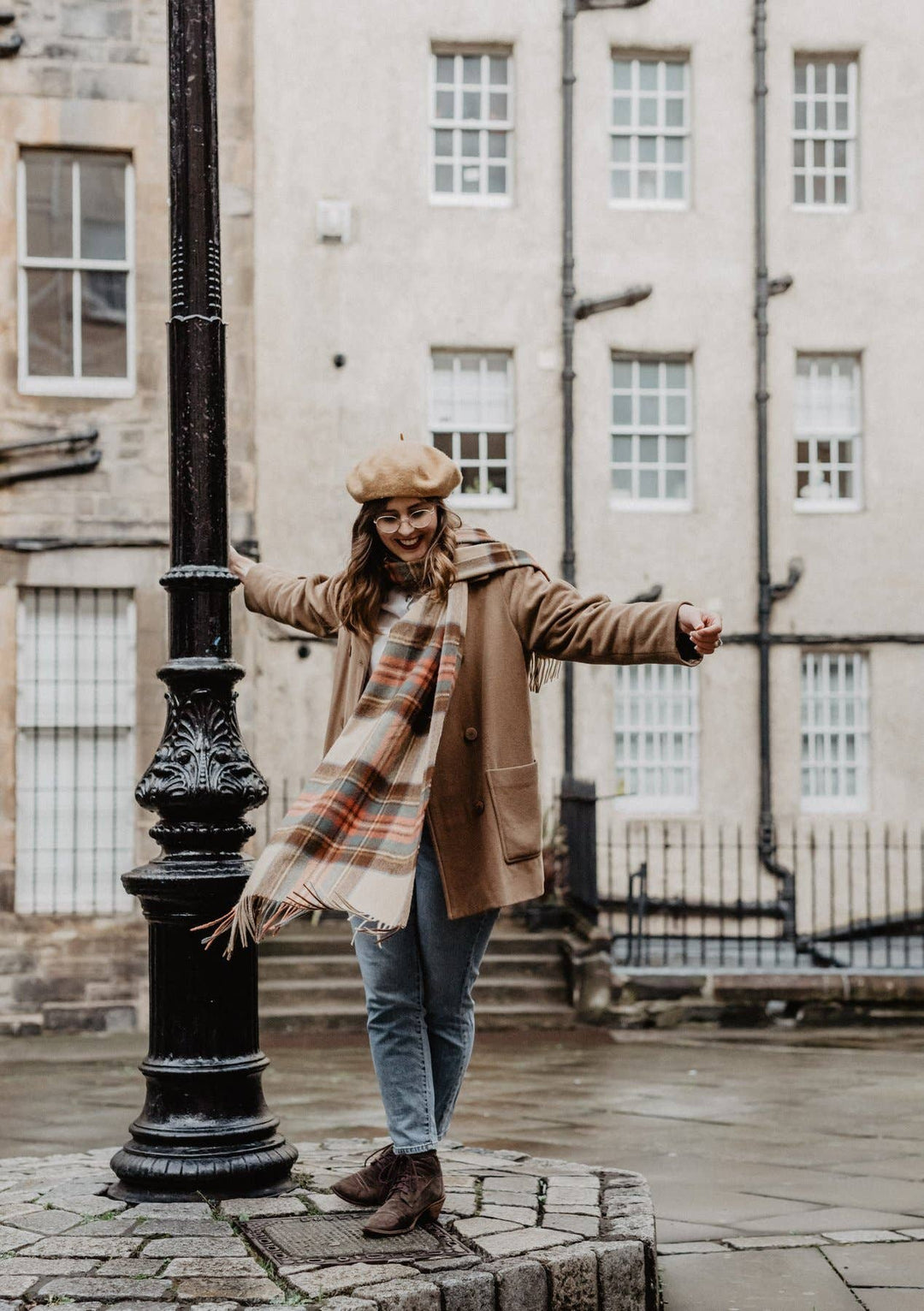 Stewart Lambswool Oversized Scarf