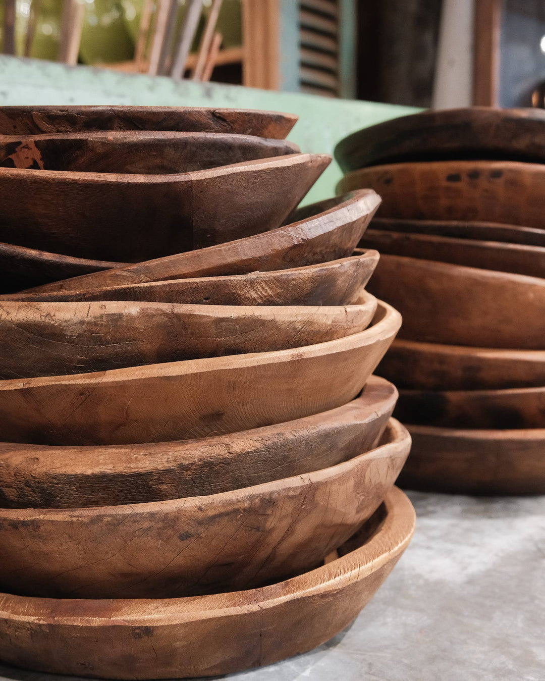 Vintage Wooden Paret Bowl