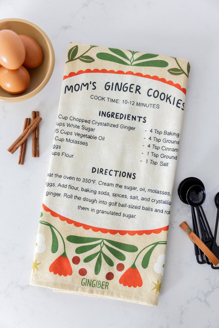 Ginger Cookies Tea Towel