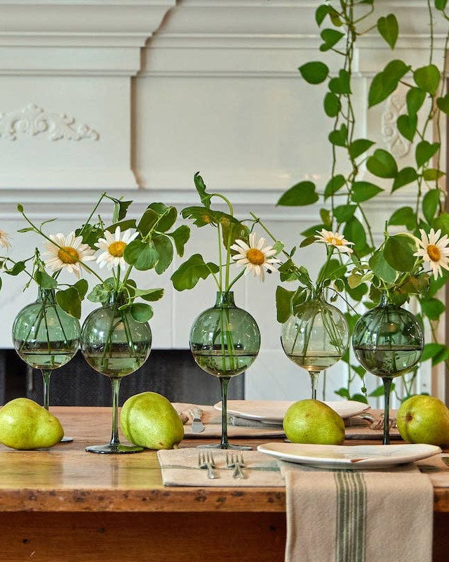 Spruce Wine Glass Shaped Vase