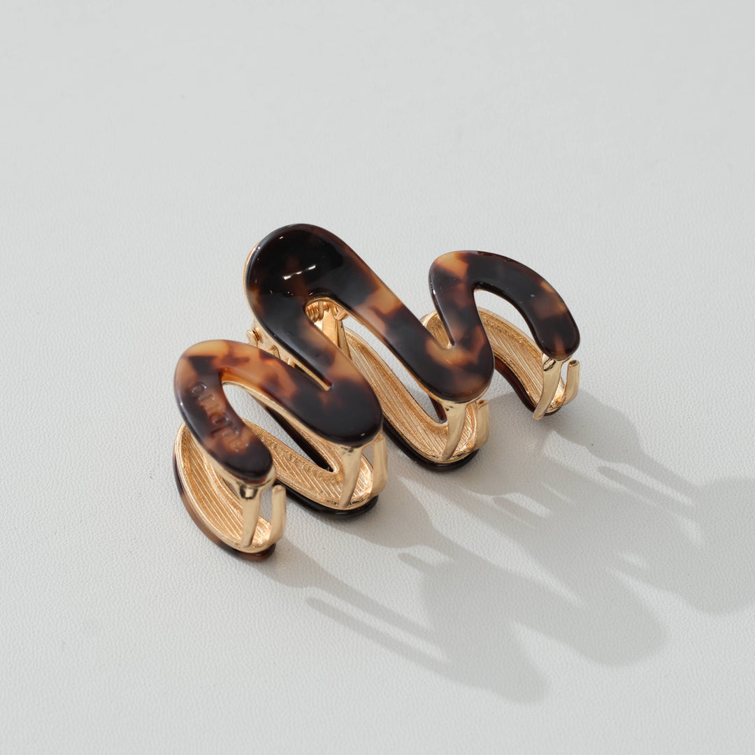 Willow Mini Vintage Metal Squiggle Claw Clip