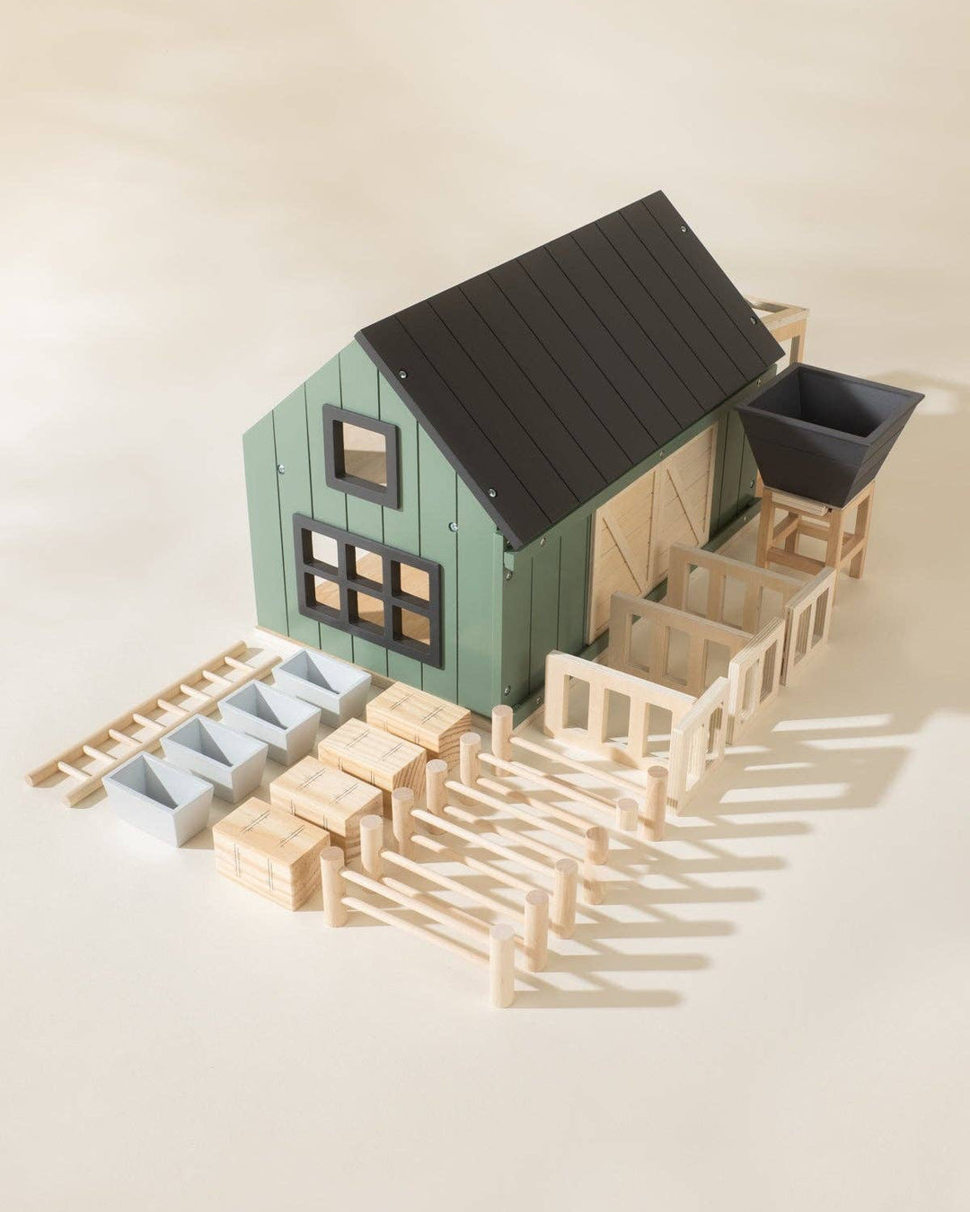 Wooden Farm & Accessories Set