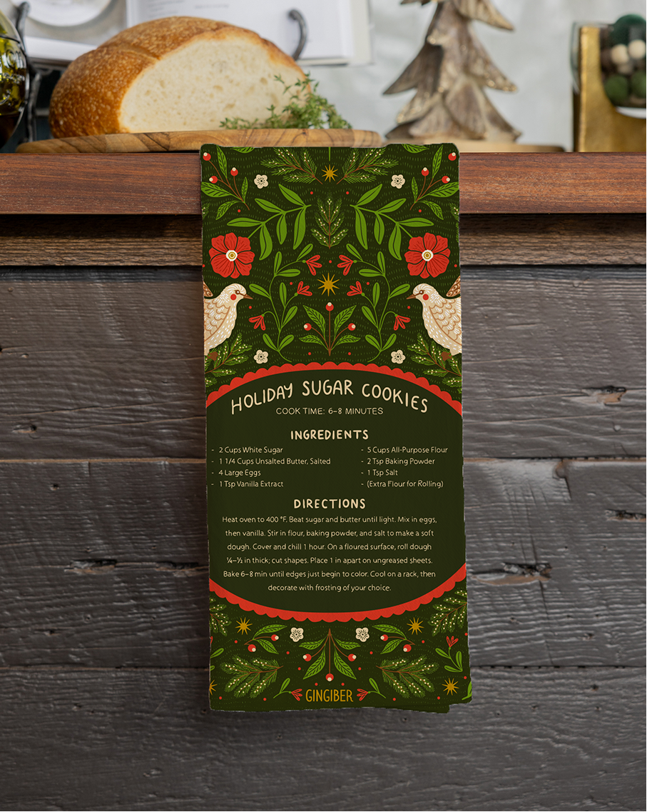 Sugar Cookies Tea Towel