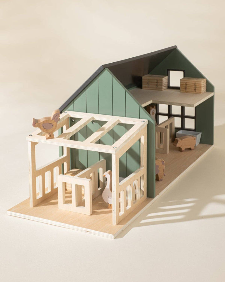 Wooden Farm & Accessories Set